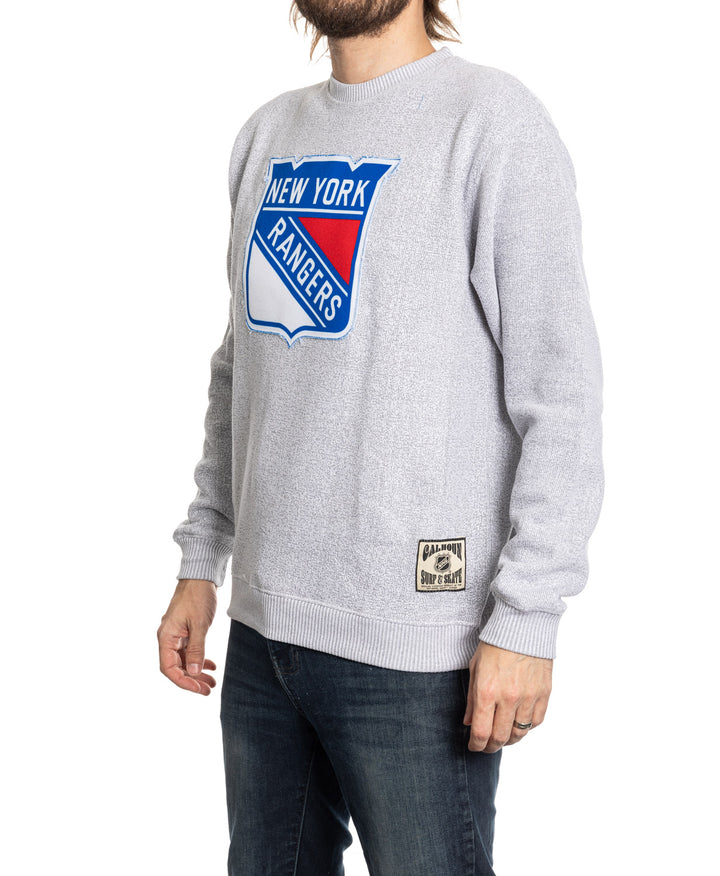 New York Rangers NHL Unisex Cabin Crew Neck Sweater