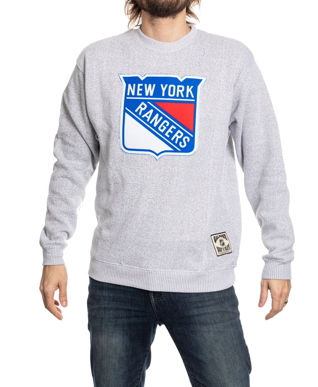 New York Rangers NHL Unisex Cabin Crew Neck Sweater