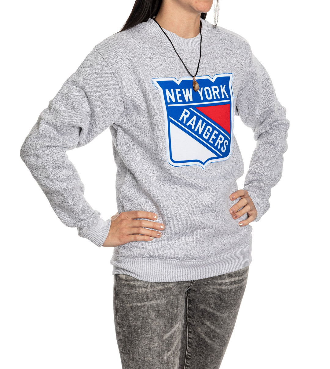 New York Rangers NHL Unisex Cabin Crew Neck Sweater