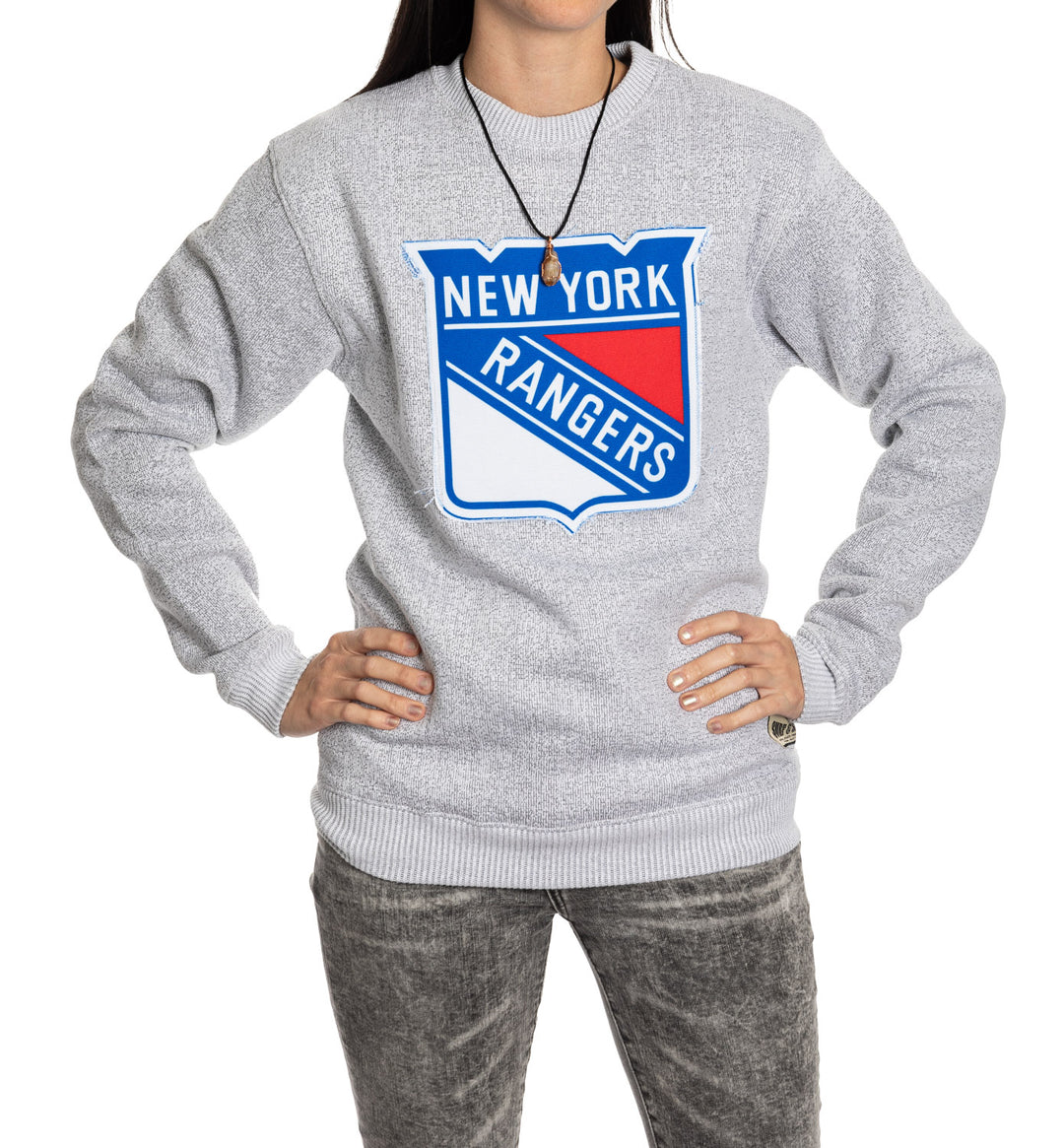 New York Rangers NHL Unisex Cabin Crew Neck Sweater