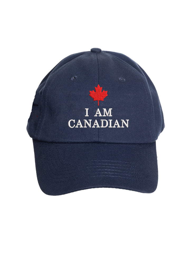 I Am Canadian Maple Leaf Canada Baseball Hat - Canadian Patriotic Cotton Cap