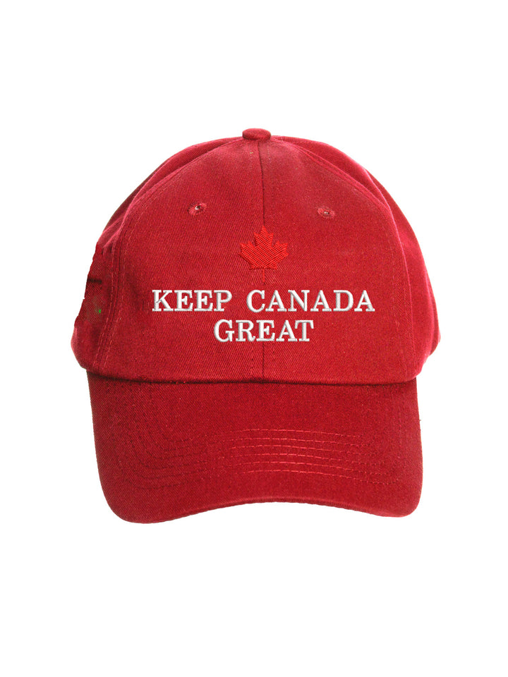 Keep Canada Great Maple Leaf Baseball Hat - Canadian Patriotic Cotton Cap