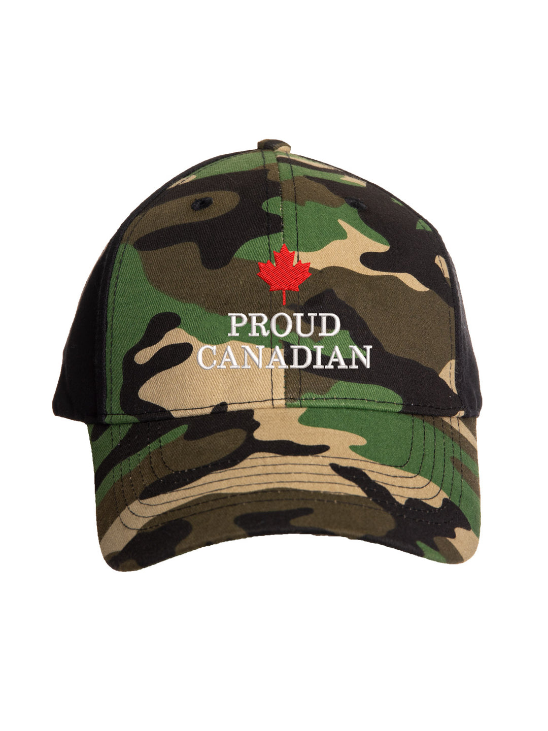 Proud Canadian Maple Leaf Canada Baseball Hat - Canadian Patriotic Cotton Cap