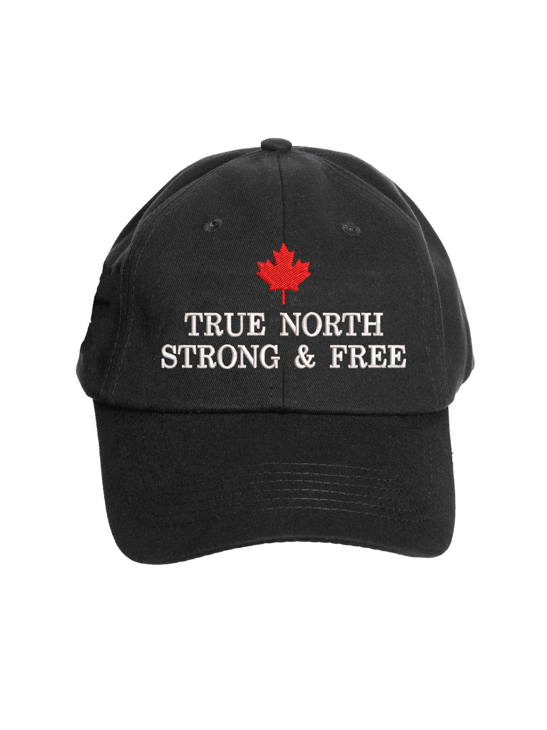 True North Strong and Free Maple Leafs Canada Baseball Hat - Canadian Patriotic Cotton Cap