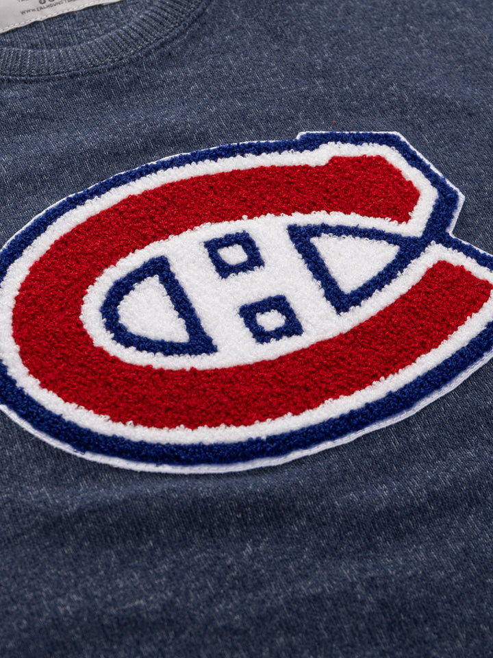 Montreal Canadiens NHL Unisex Cabin Crew Neck Sweater with Chenille logo