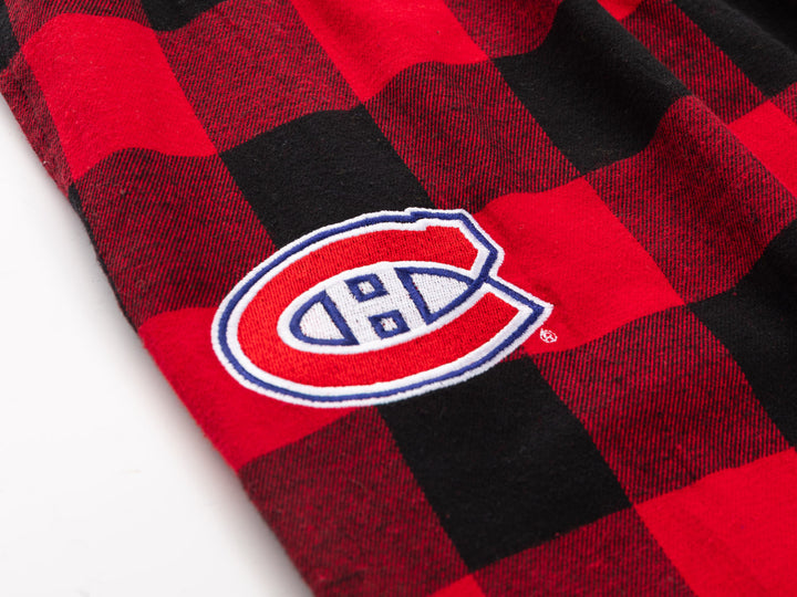 Official NHL Montreal Canadiens Buffalo Plaid Flannel PJ pants