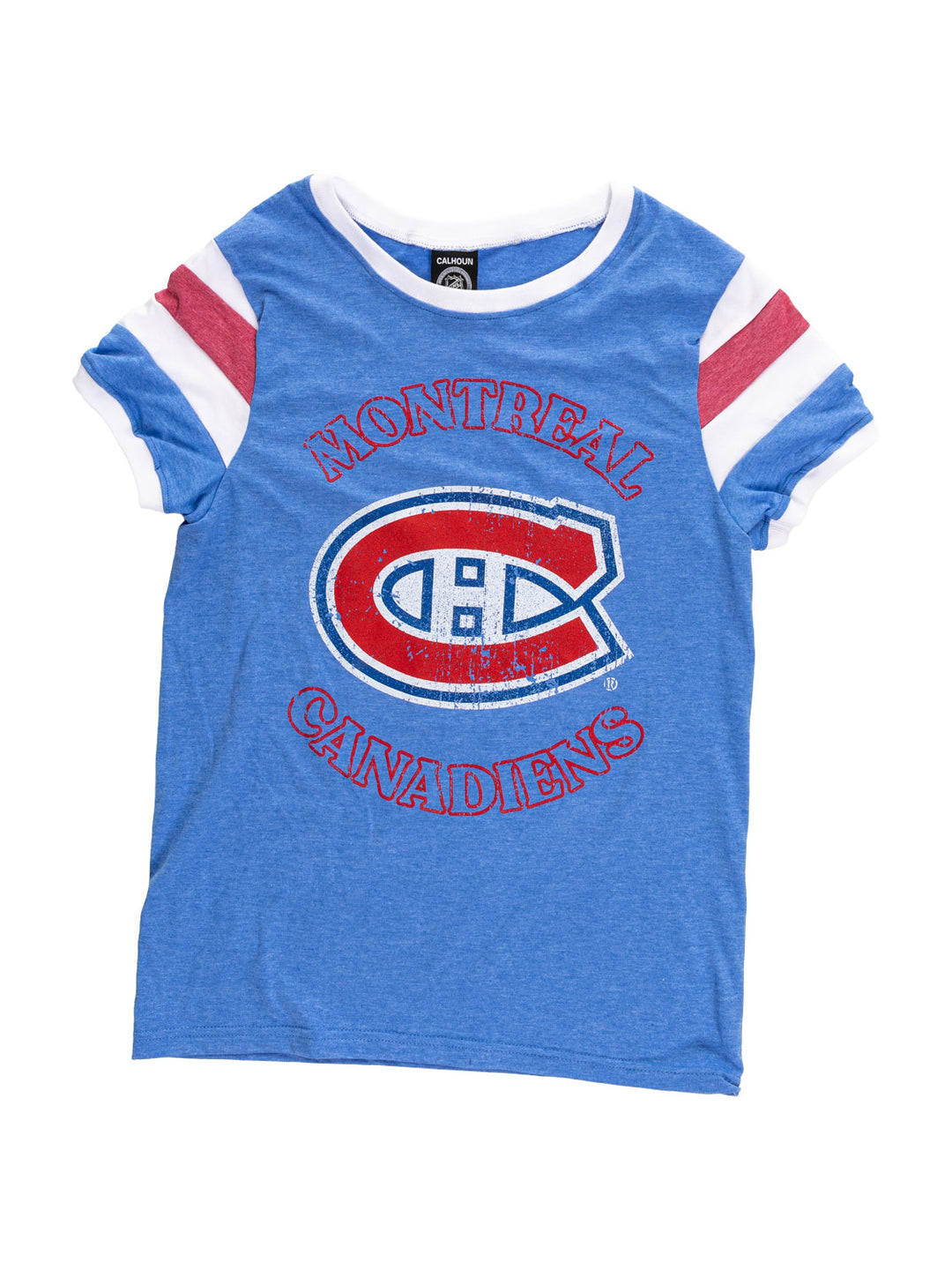 Montreal Canadiens Ladies Loose Fit Varsity Style Retro Lounge T-Shirt