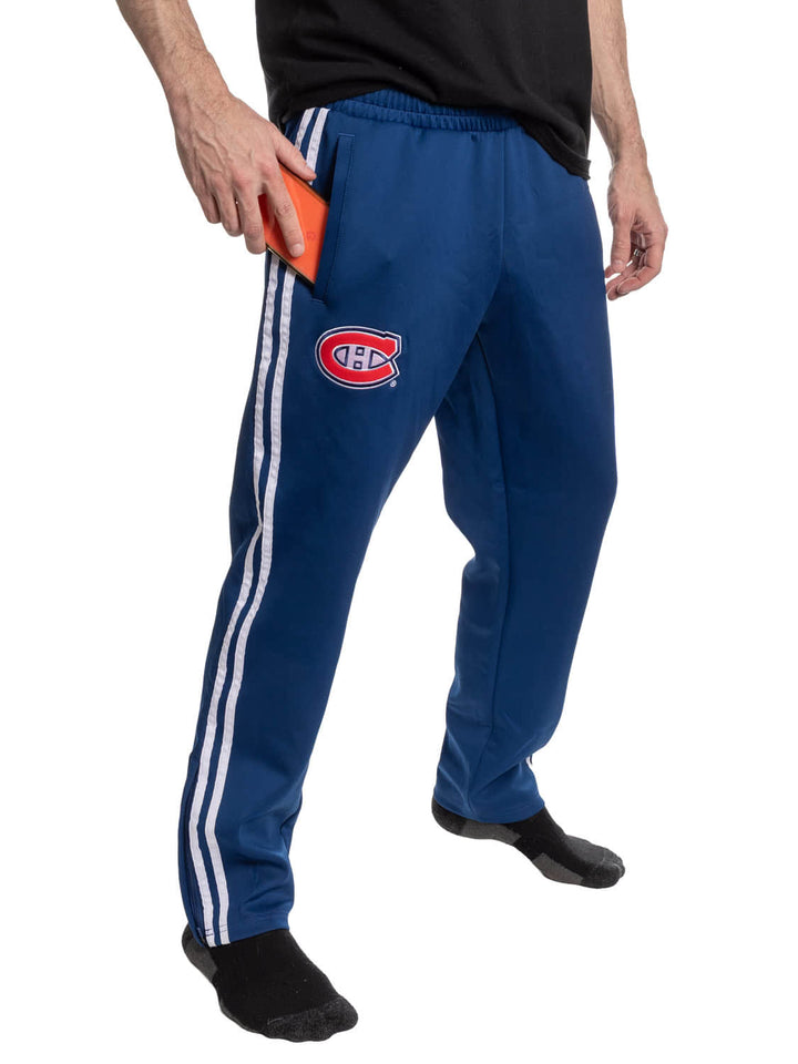 Montreal Canadiens Striped Training Pants for Men