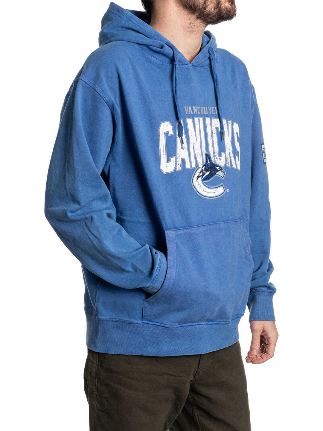 Official NHL licensed Vancouver Canucks Unisex Acid Wash Hoodie