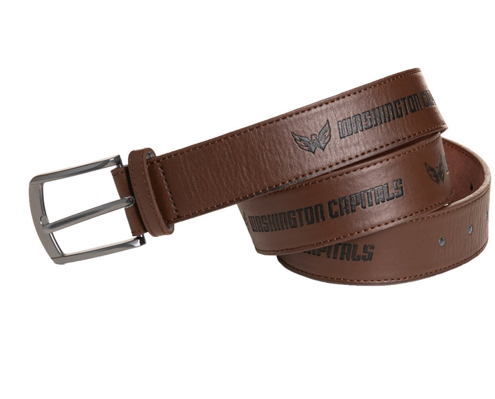 Official Licensed Washington Capitals faux leather belt