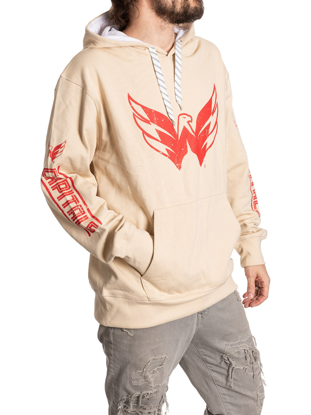 Official Licensed NHL Washington Capitals Vintage Vibes Hoodie