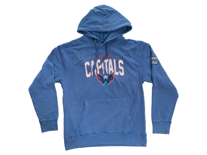 Official NHL licensed Washington Capitals Unisex Acid Wash Hoodie
