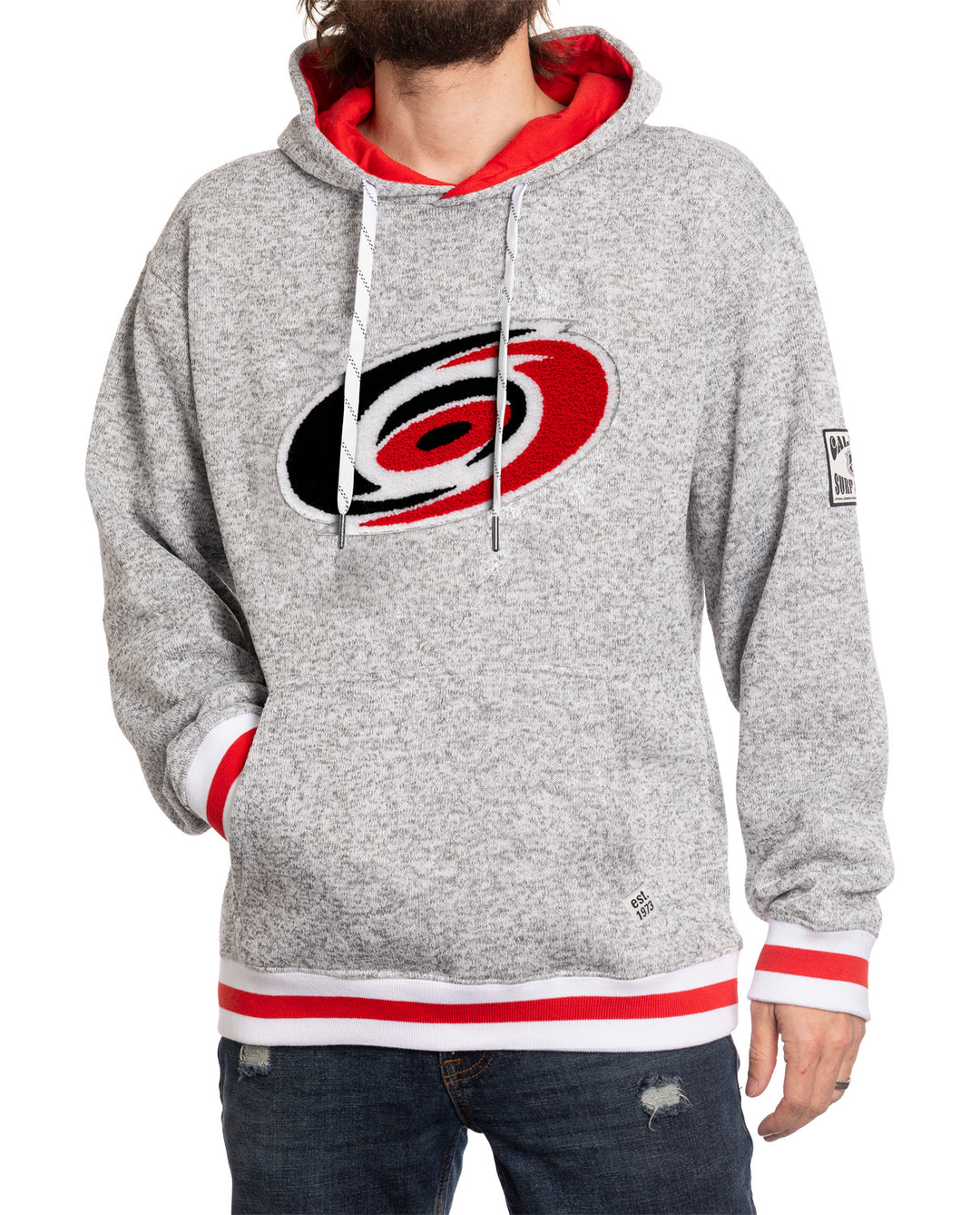 NHL Surf & Skate Carolina Hurricanes "Muskoka Style" Striped Hoodie