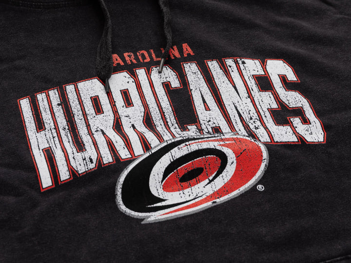 Official NHL licensed Carolina Hurricanes Unisex Acid Wash Hoodie