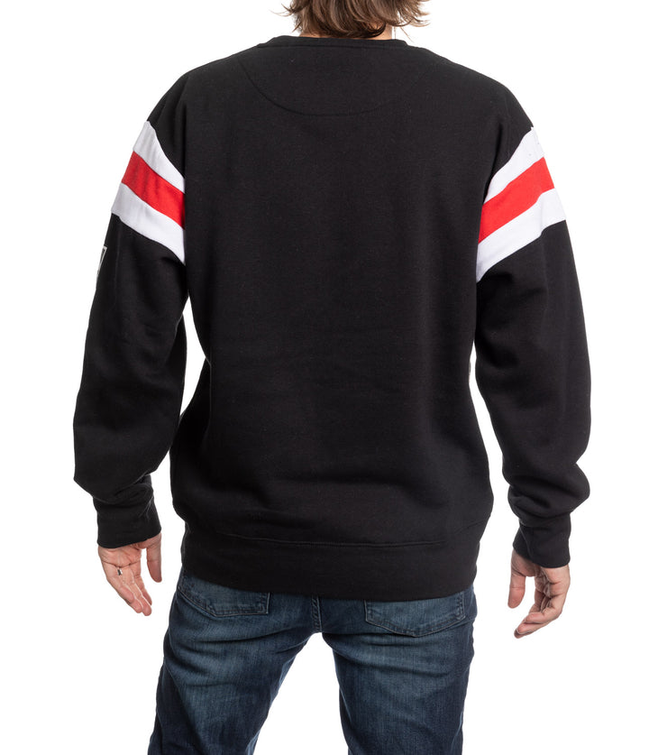 Chicago Blackhawks Varsity Retro Style Crewneck Sweater