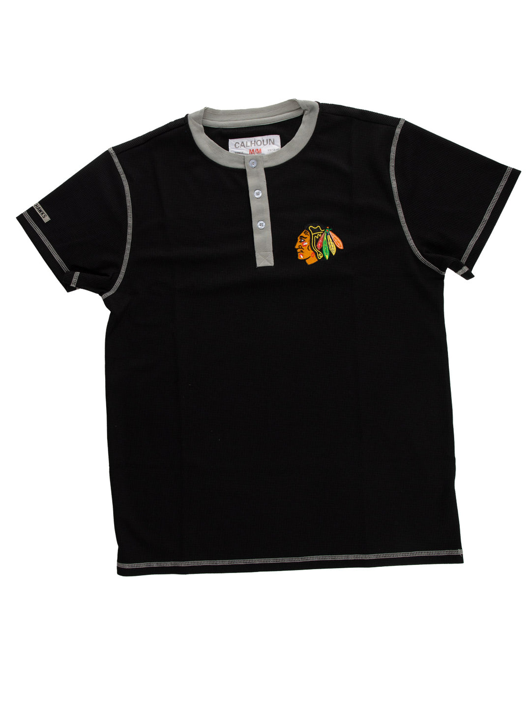 Chicago Blackhawks Waffle Henley Shirt