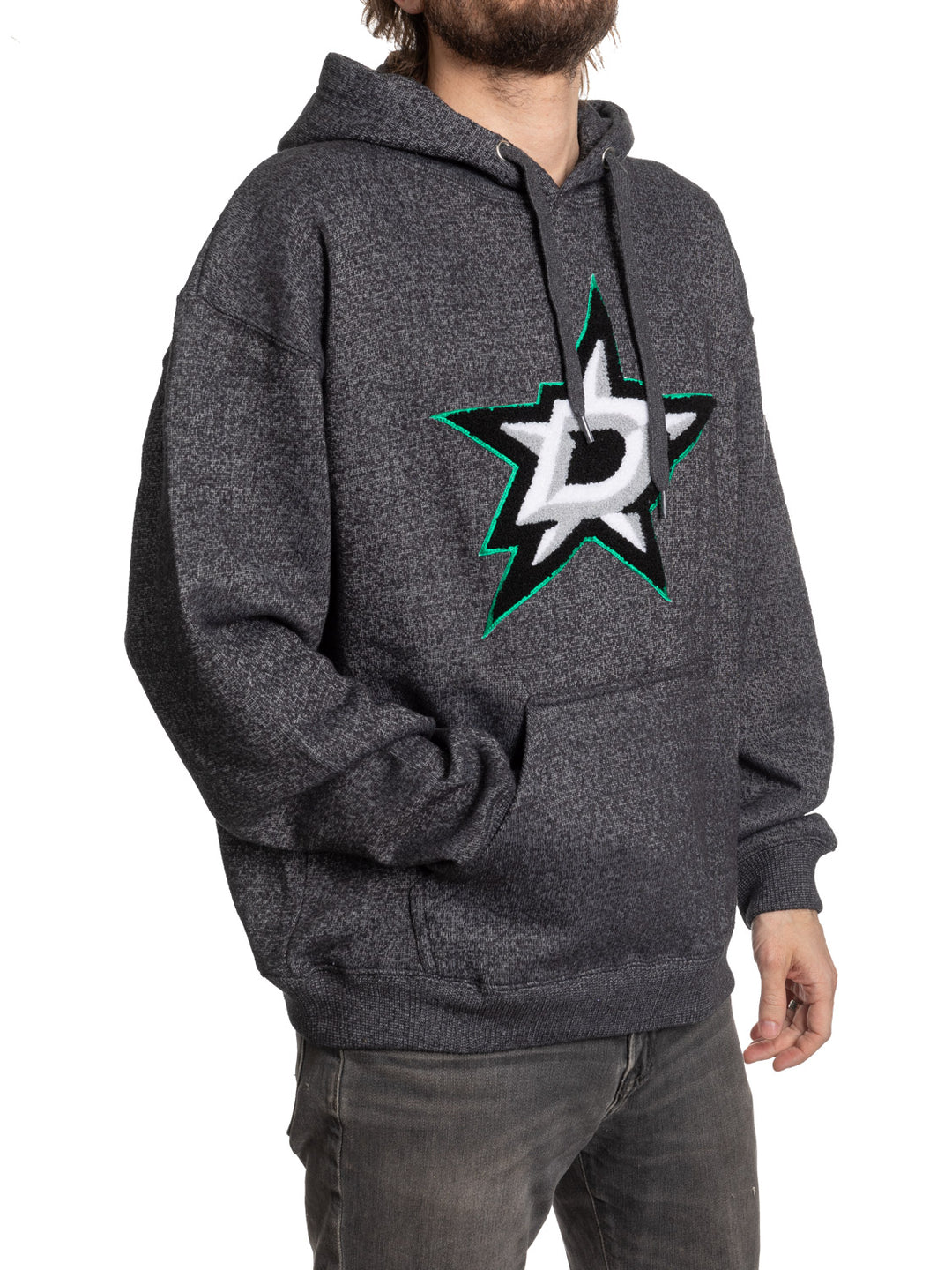 NHL Dallas Stars Unisex Nantucket Hoodie with Chenille Logo Crest