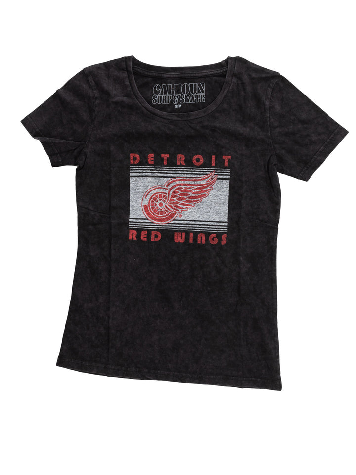 Detroit Red Wings Women's Acid Wash T-Shirt