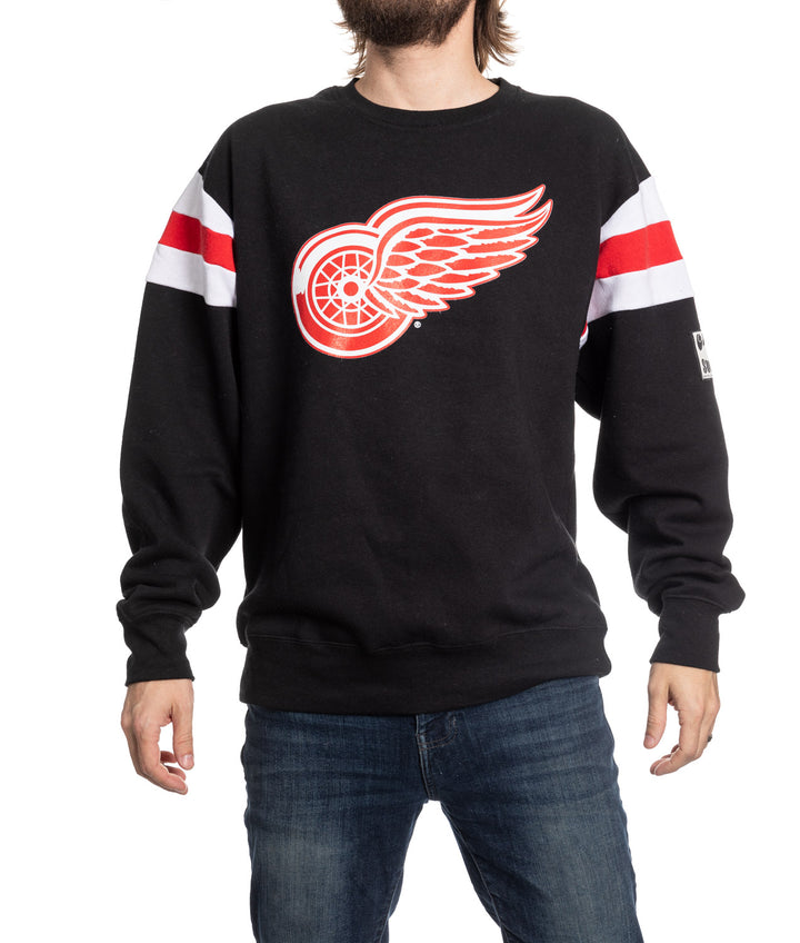 Detroit Red Wings Varsity Retro Style Crewneck Sweater