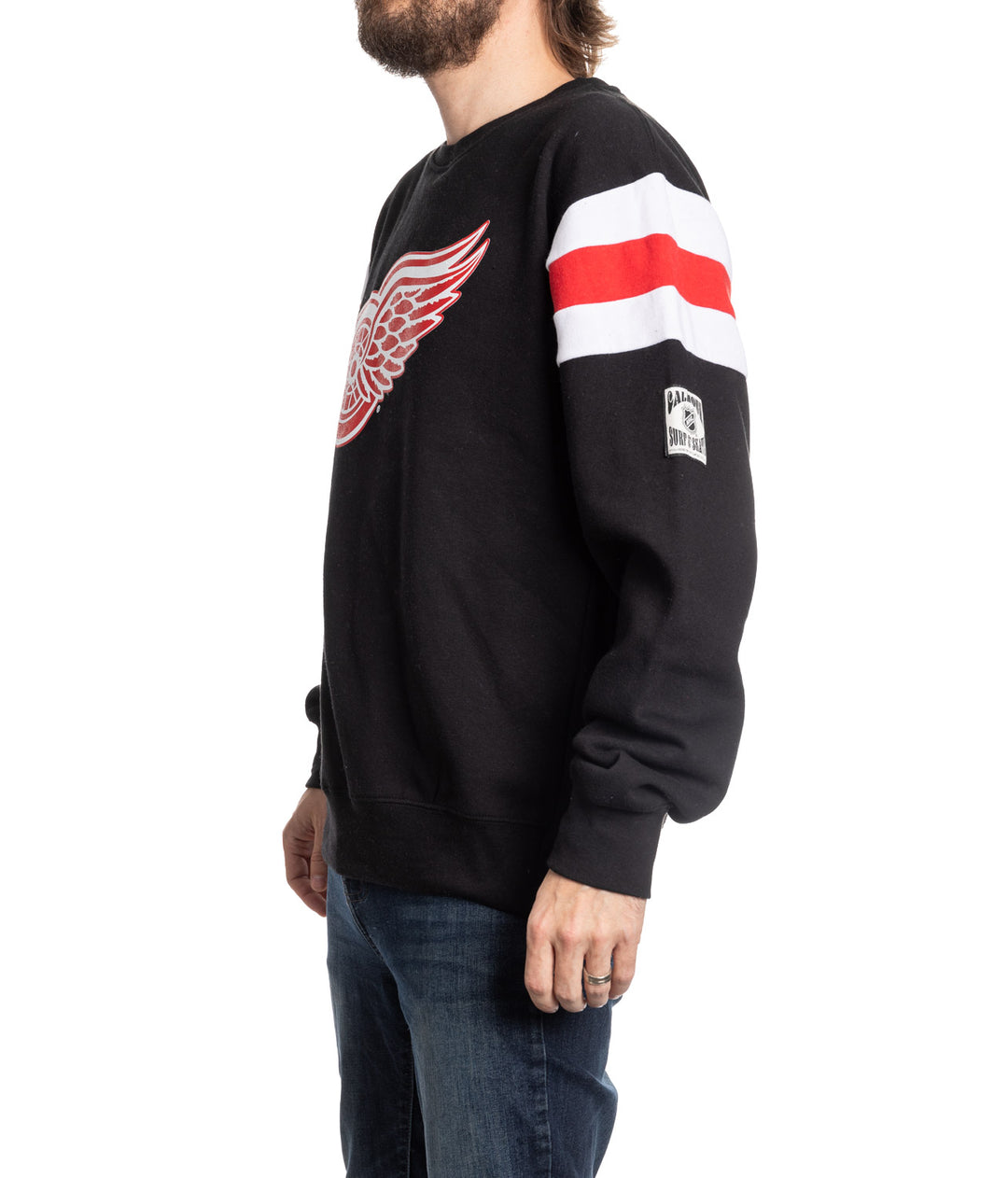 Detroit Red Wings Varsity Retro Style Crewneck Sweater