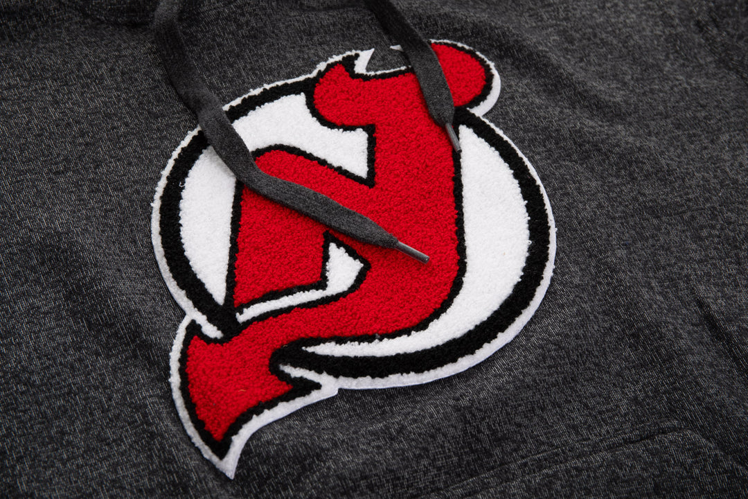 NHL New Jersey Devils Unisex Nantucket Hoodie with Chenille Logo Crest