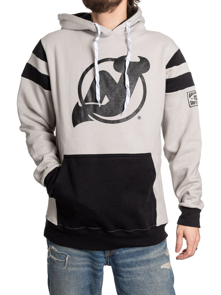 NHL New Jersey Devils Grey Scale Varsity Hoodie