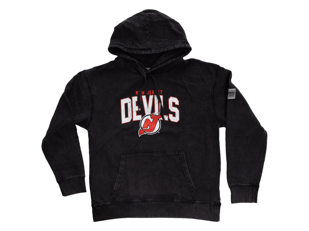 Official NHL licensed New Jersey Devils Unisex Acid Wash Hoodie