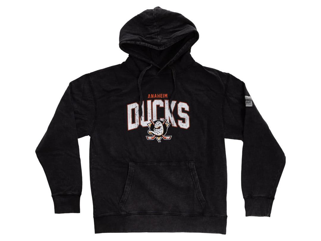 Official NHL licensed Anaheim Ducks Unisex Acid Wash Hoodie