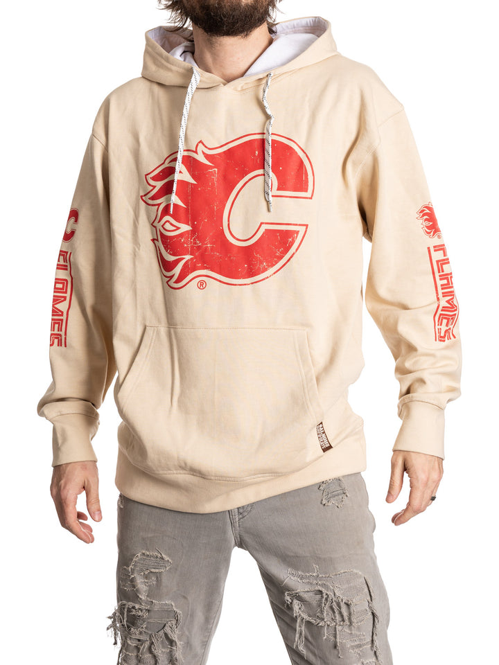Official Licensed NHL Calgary Flames Vintage Vibes Hoodie