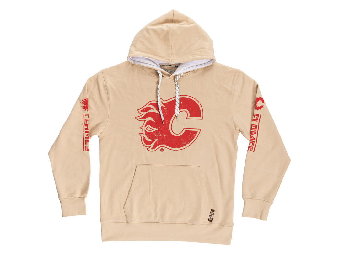 Official Licensed NHL Calgary Flames Vintage Vibes Hoodie