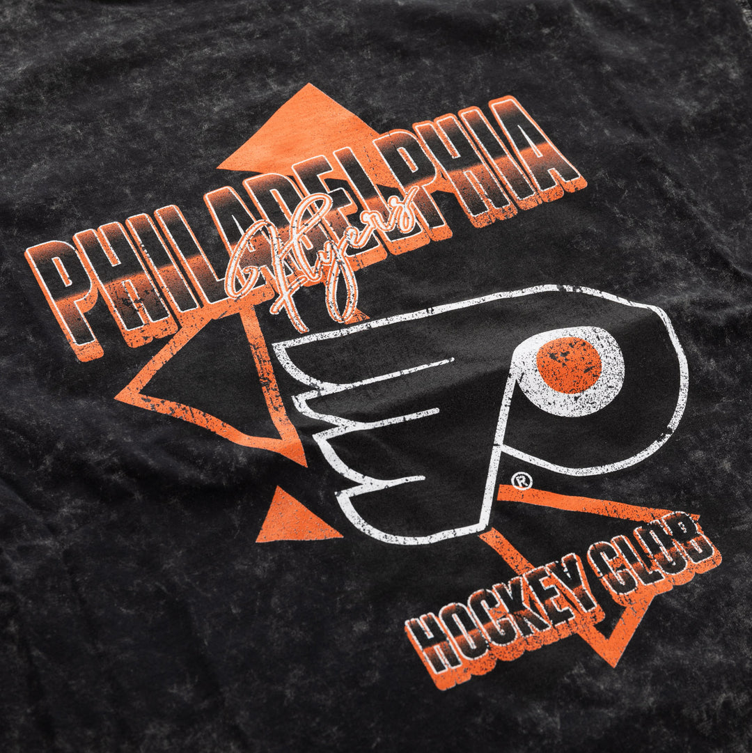 Retro Philadelphia Flyers Oversized Drop Shoulder Vintage Crewneck Short Sleeve T-Shirt