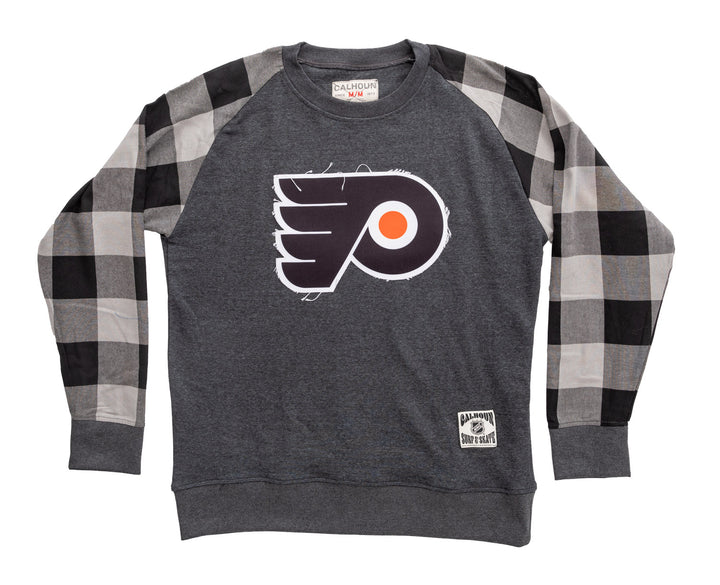 Licensed NHL Philadelphia Flyers Buffalo Plaid sweatshirt
