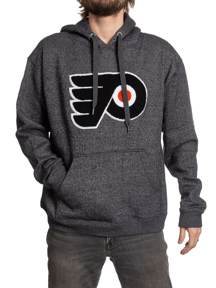 NHL Philadelphia Flyers Unisex Nantucket Hoodie with Chenille Logo Crest