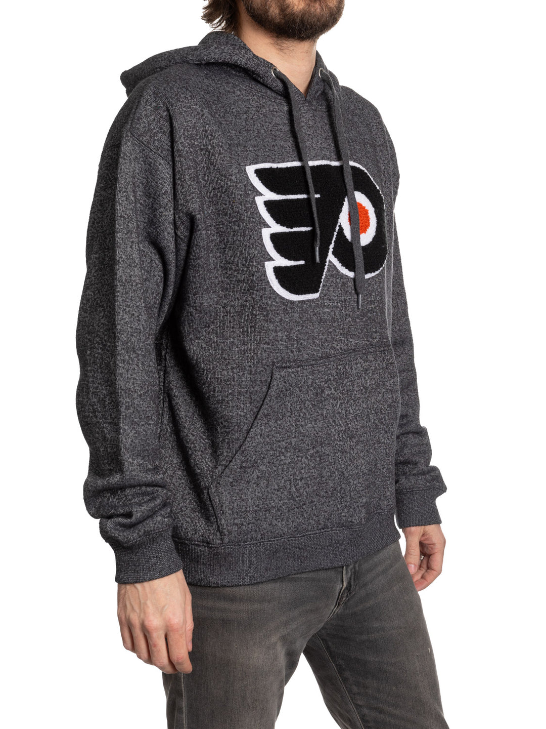 NHL Philadelphia Flyers Unisex Nantucket Hoodie with Chenille Logo Crest