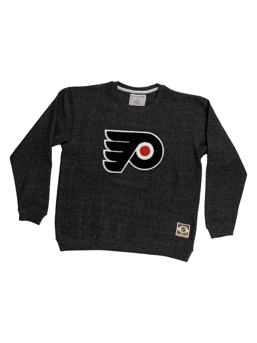 Philadelphia Flyers NHL Unisex Cabin Crew Neck Sweater with Chenille logo