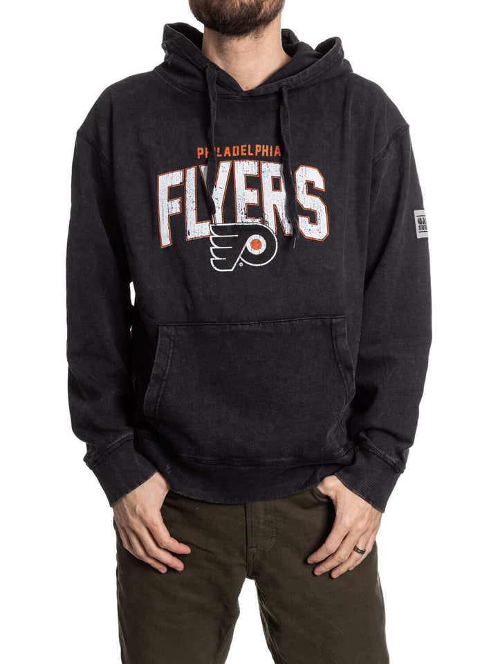 Official NHL licensed Philadelphia Flyers Unisex Acid Wash Hoodie