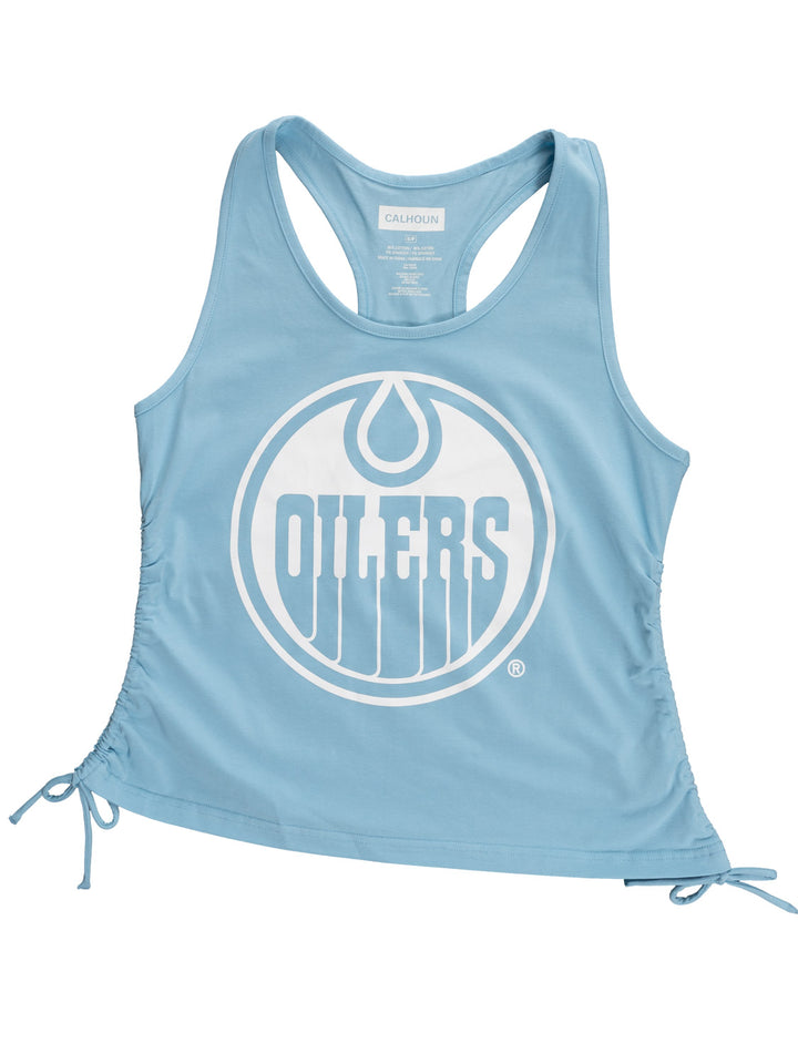 Edmonton Oilers Women's Adjustable Jersey Knit Tank Top