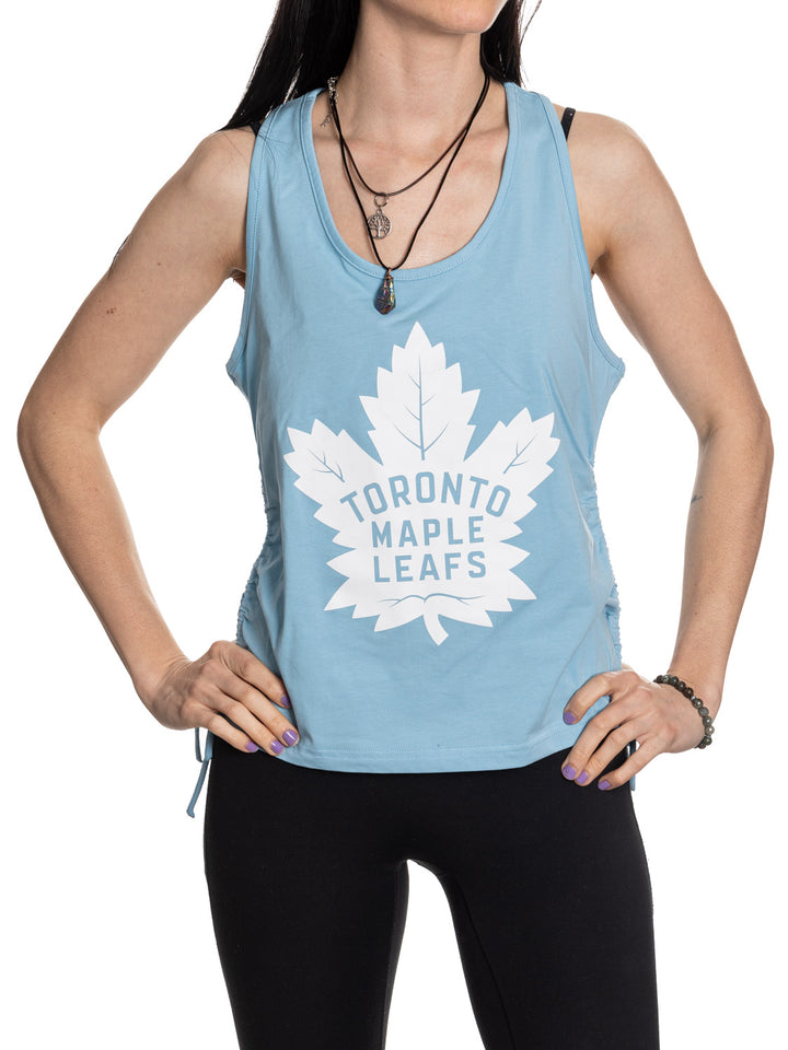 Toronto Maple Leafs Women's Adjustable Jersey Knit Tank Top