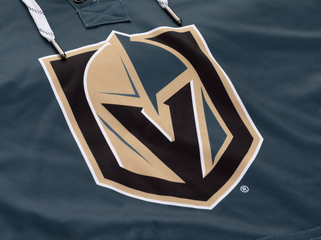 Official NHL Licensed Vegas Golden Knights Hockey Lace Hoodie