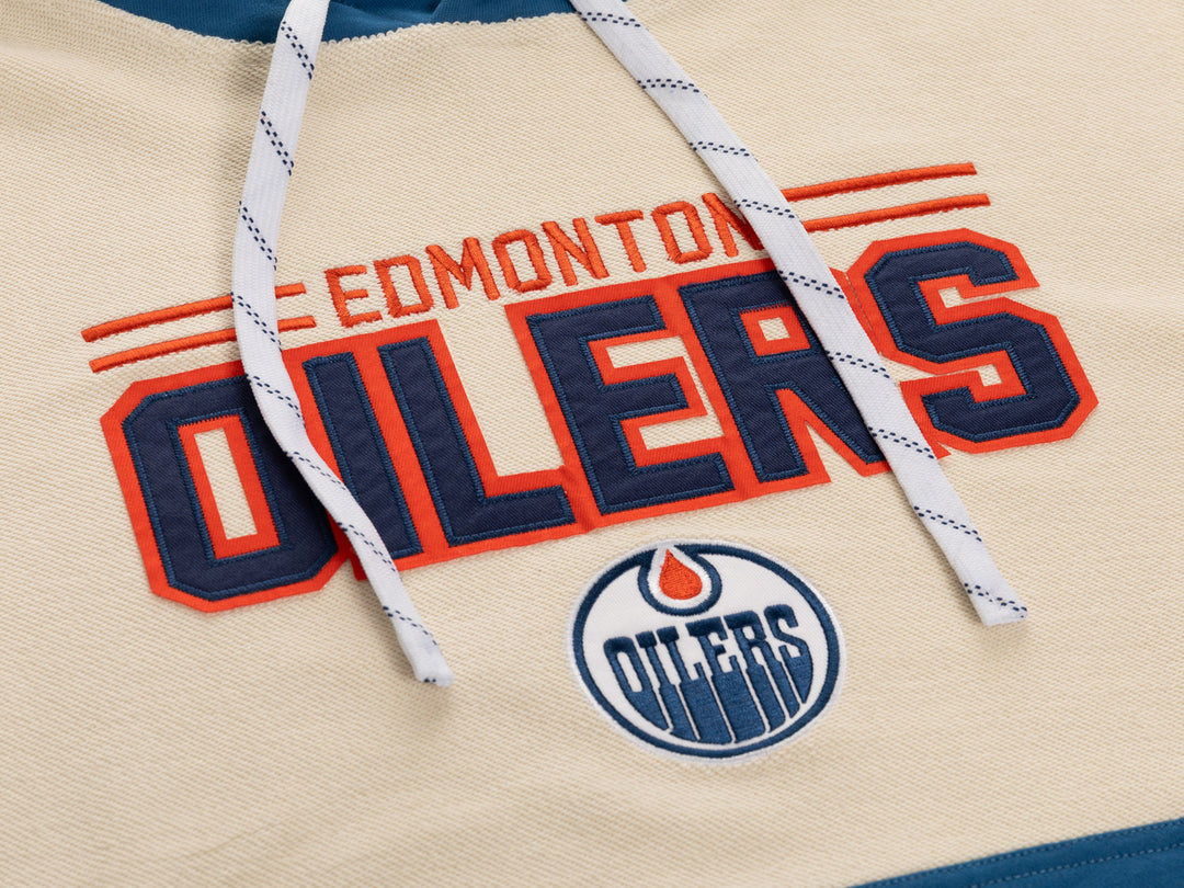 Edmonton Oilers NHL Unisex Reverse Terry Retro Premium Hoodie