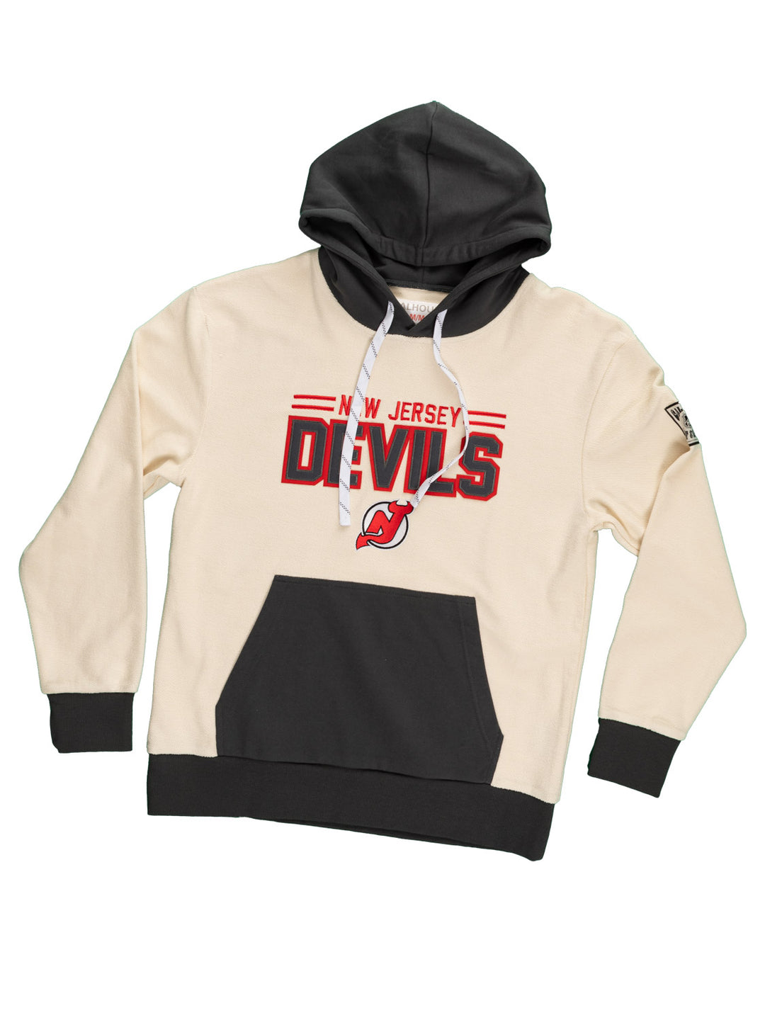 New Jersey Devils NHL Unisex Reverse Terry Retro Premium Hoodie