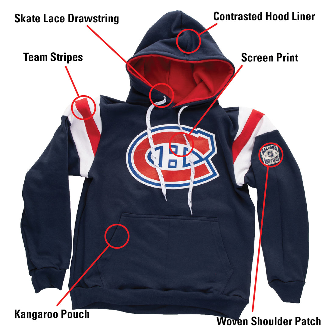Montreal Canadiens Varsity Retro Style Hoodie