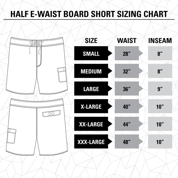 Toronto Maple Leafs Tan Camo Boardshorts Size Guide