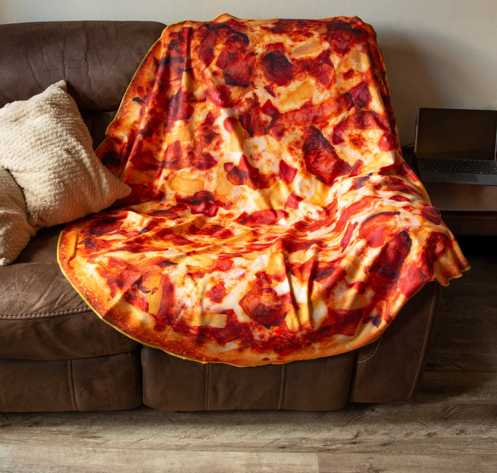 Realistic Pinapple Pizza Throw - Novelty Blanket