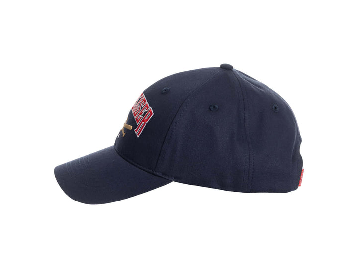 Budweiser 3D Embroidery Logo Full Curve Blue Hat