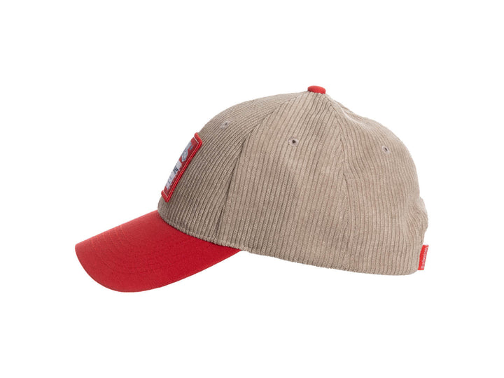 Budweiser Printed Patch Logo Full Curve Hat