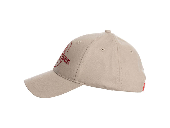 Budweiser Embroidery Logo Full Curve White Hat