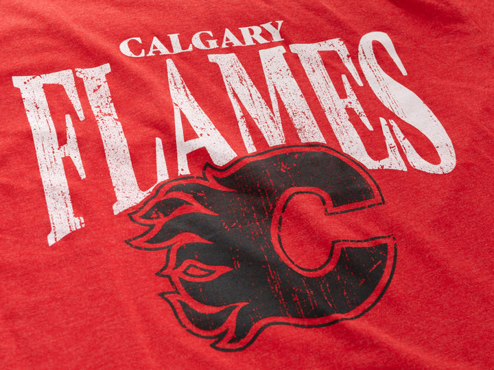Official NHL Licensed Calgary Flames Vintage Wash Long Sleeve Shirt