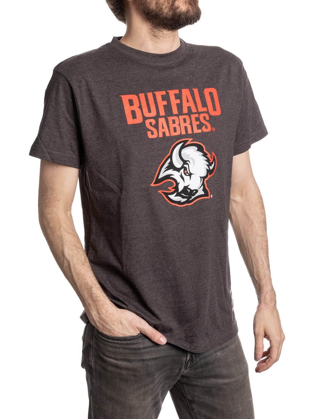 Buffalo Sabres NHL Goathead Vintage Heather T-Shirt