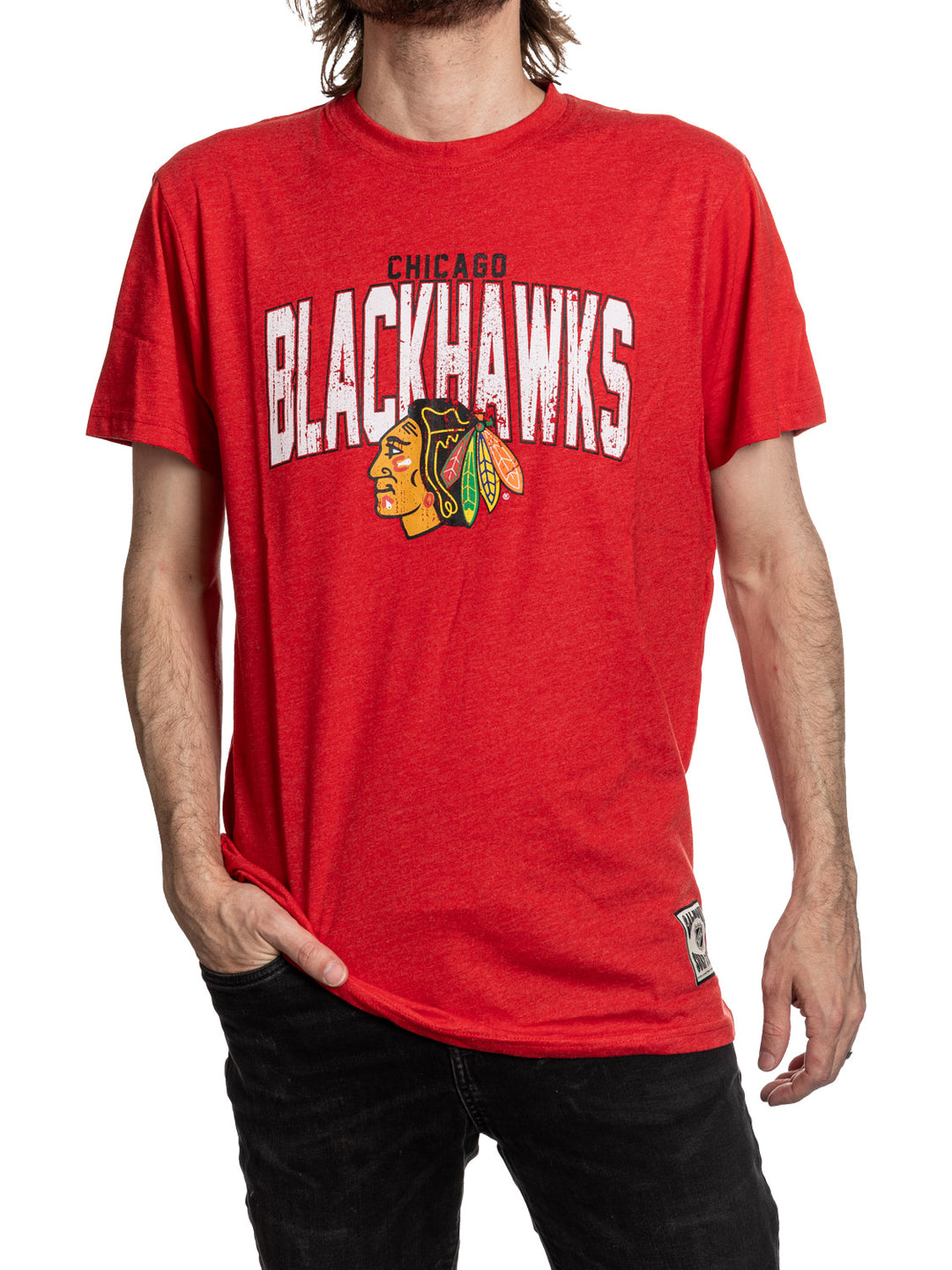 Chicago Blackhawks NHL Licensed Vintage Classic Tee